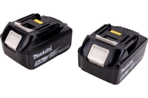 + MAKITA 191L75-3  DC18RD-1+BL1850B-2,18,5.0,Li-ion,