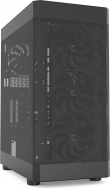  MidiTower Zalman I4 black (ATX, MESH, 2x3.5, 2x2.5, 1xUSB2.0, 2xUSB3.0, 6x120mm) (Zalman I4