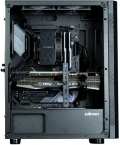  MidiTower Zalman I4 black (ATX, MESH, 2x3.5, 2x2.5, 1xUSB2.0, 2xUSB3.0, 6x120mm) (Zalman I4