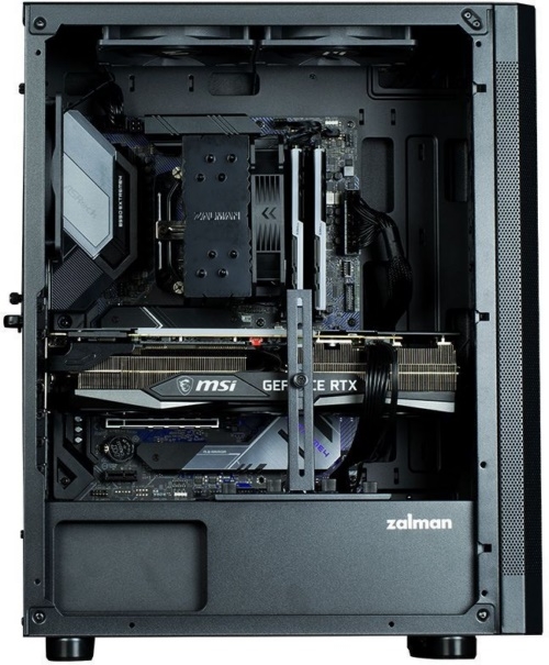  MidiTower Zalman I4 black (ATX, MESH, 2x3.5, 2x2.5, 1xUSB2.0, 2xUSB3.0, 6x120mm) (Zalman I4