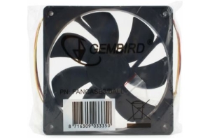    Gembird 120x120x25mm, ball,   3 pin FANCASE3/BALL