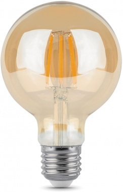   Filament G95 6W 550lm 2400 27 golden LED