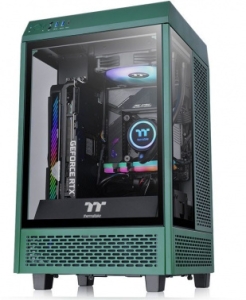  Thermaltake The Tower 100 Racing Green    miniITX 1x120mm 3x140mm 2xUSB3.0 audio b