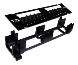 - Lanmaster TWT-PP12UTP-H 19 1U 12xRJ45 .5e UTP