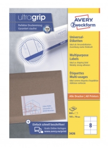  Avery Zweckform 3426 A4 105x70 8  /70/2/100./  . 