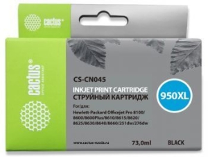   Cactus CS-CN045   950XL HP OfficeJet Pro 8100/8600 (73ml)