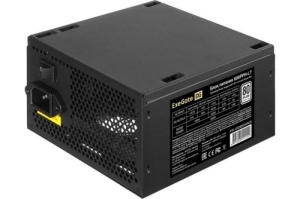   600W ExeGate 80 PLUS 600PPH-LT-S-OEM (ATX, APFC,  82% (80 PLUS)SC, 12cm fan, 24pin,