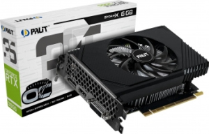  Palit RTX3050 STORMX OC 6Gb NVIDIA GeForce RTX 3050 6Gb PCI-E 4.0 96bit GDDR6 1042/14000 