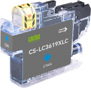   Cactus CS-LC3619XLC  (18.4)  Brother MFC-J2330DW/J2730DW/J3530DW/J3930