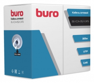   Buro BU-CCA-052-CAT6 UTP 4  cat6 solid 0.52 305 