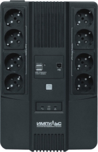     , , 800 VA / 480 W, Tower, Schuko, LED, U