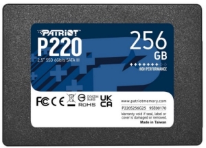  SSD Patriot P220 256GB, SATA 2.5, P220S256G25, 550/490, RET