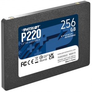  SSD Patriot P220 256GB, SATA 2.5, P220S256G25, 550/490, RET