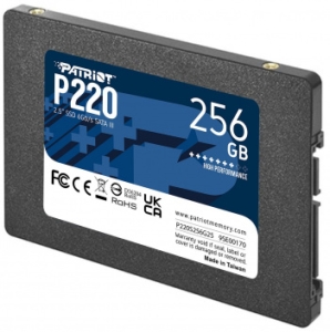  SSD Patriot P220 256GB, SATA 2.5, P220S256G25, 550/490, RET