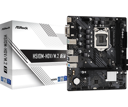   Asrock H510M-HDV/M.2 SE LGA1200