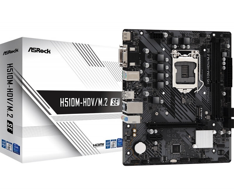   Asrock H510M-HDV/M.2 SE LGA1200