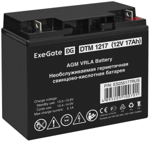  ExeGate ES255177RUS DTM 1217/EXS12170 (12V 17Ah),    5