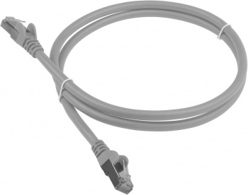 Патч-корд LANMASTER LSZH FTP кат.6, 1.5 м, серый
