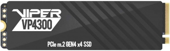 SSD Patriot Viper VP4300 1TB, M.2 2280, VP4300-1TBM28H, PCIe 4x4, NVMe, TLC, 7400/5500, 2