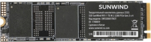 SSD SunWind PCIe 3.0 x4 1TB SWSSD001TN3T NV3 M.2 2280