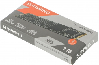  SSD SunWind PCIe 3.0 x4 1TB SWSSD001TN3T NV3 M.2 2280