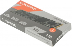  SSD SunWind PCIe 3.0 x4 1TB SWSSD001TN3T NV3 M.2 2280