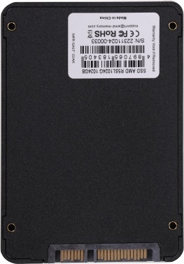  SSD AMD 1Tb 2.5 Radeon R5 Client R5SL1024G SATA 6Gb/s, 3D TLC, RTL
