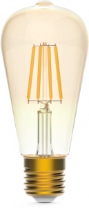   Gauss Smart Home DIM E27 ST64 Golden 7  1/10/40