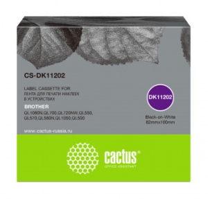   Cactus CS-DK11202   Brother P-touch QL-500, QL-550, QL-700, QL-800