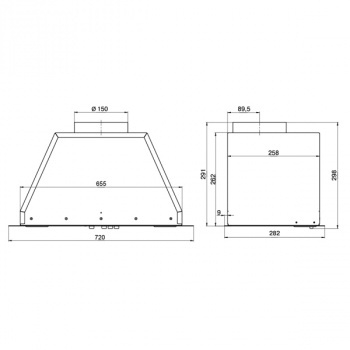  ELIKOR FLAT 72P-650-K3D WHITE