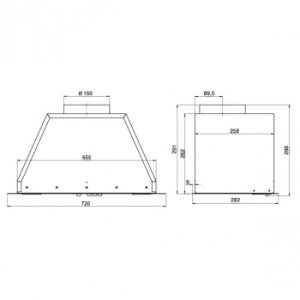 ELIKOR FLAT 72P-650-K3D WHITE