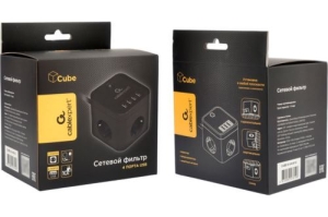   Cablexpert Cube CUBE-3-U4-B-1.5, 3, 10, 4USB, 1.5, . 4+, , 