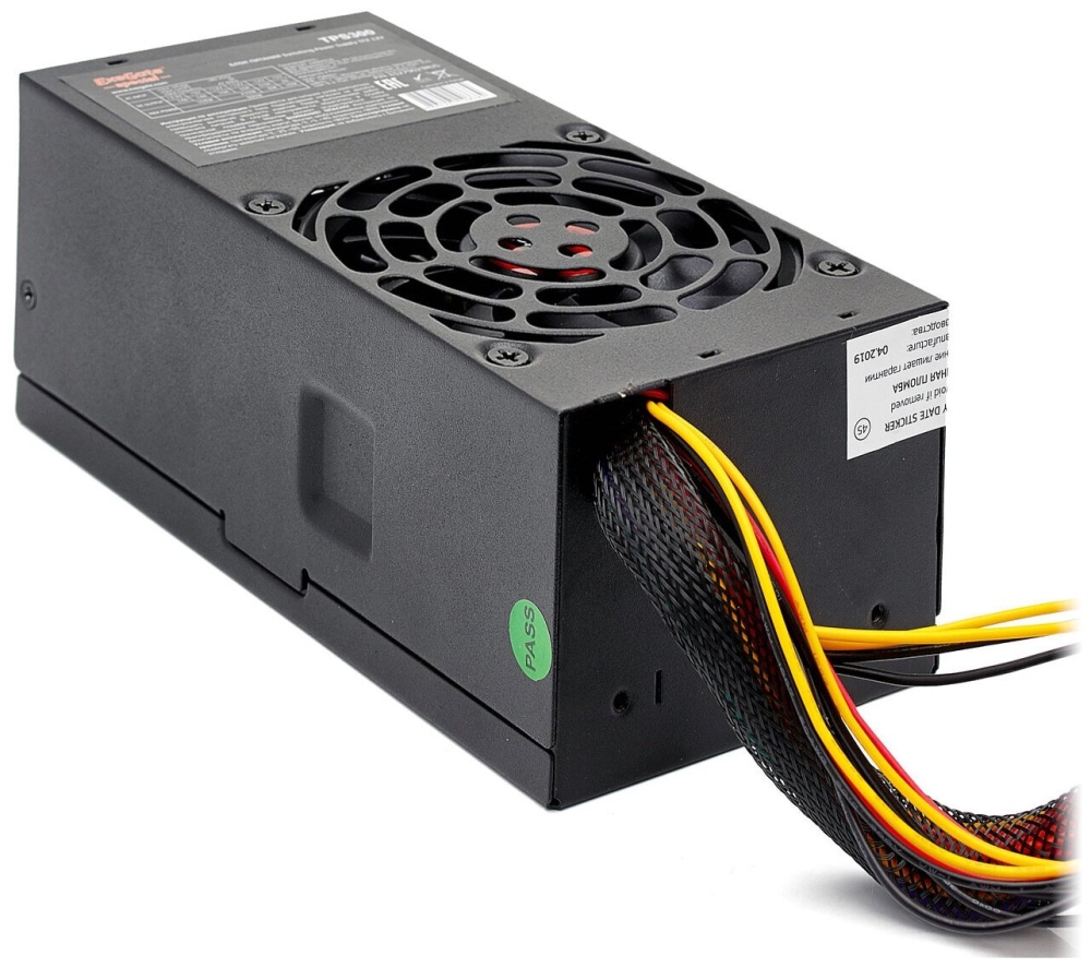   350W Exegate ES279024RUS Special TPS350, TFX, black, 8cm fan, 24p+4p, 2*SATA, 1*IDE, FD