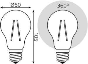   Gauss Filament 20 .:E27  220B .... (.:10)