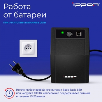    Ippon Back Basic 850 480 850 