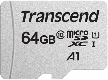   microSD 64GB Transcend microSDXC Class 10 UHS-I U1, ( ), TLC