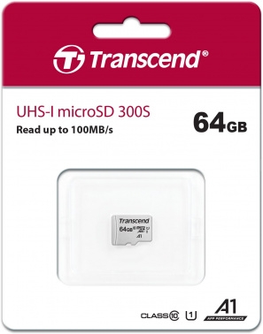  microSD 64GB Transcend microSDXC Class 10 UHS-I U1, ( ), TLC