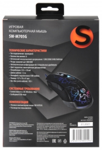  SunWind SW-M705G   (3600dpi) USB   (6but)