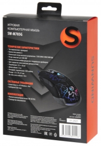  SunWind SW-M705G   (3600dpi) USB   (6but)