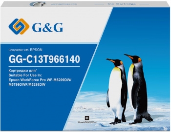Картридж струйный G&G GG-C13T966140 черный (795мл) для Epson WorkForce Pro WF-M5299DW/M5799DWF/M5298
