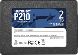  SSD Patriot P210 2TB, SATA 2.5, P210S2TB25, 520/430, RET