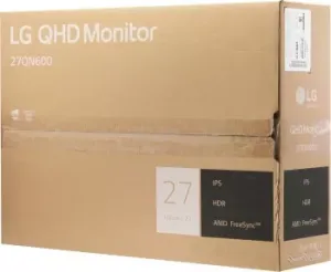  27 LG 27QN600-B Black (IPS, LED, Wide, 2560x1440, 75Hz, 5ms, 178/178, 350 cd/m, 1000:1, +