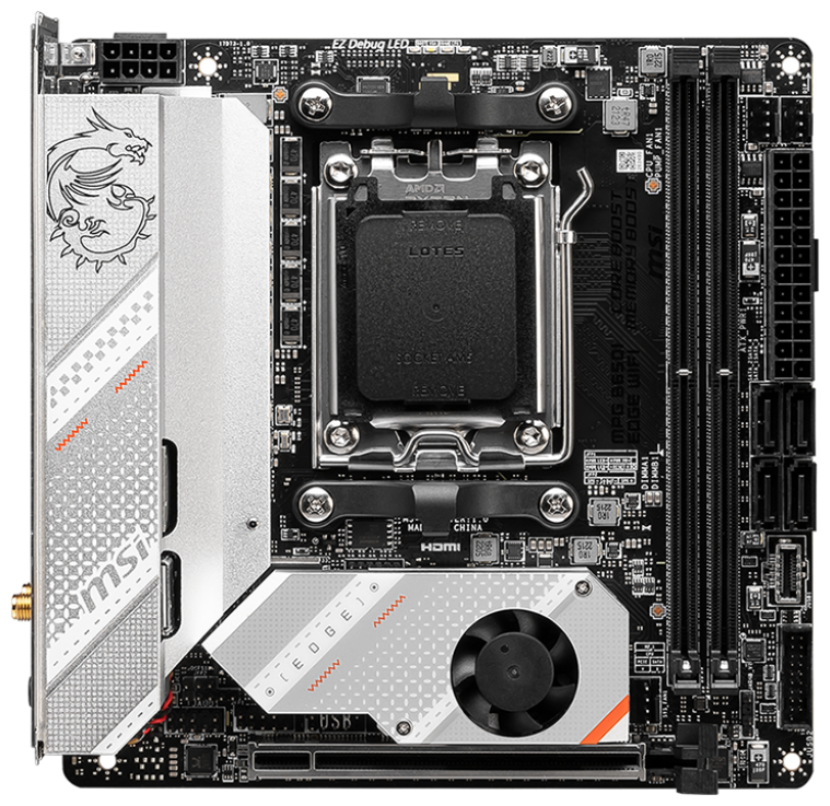   MSI MPG B650I EDGE WIFI Socket AM5