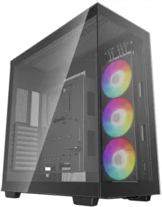 MidiTower Deepcool CH780 black (ATX,  , ARGB, 4xUSB3.2 Type-A + USB3.2 Type-C) (R-CH780-