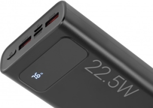   Digma DGPF20A 20000mAh QC3.0/PD3.0 22.5W 3A 2xUSB-A/USB-C  (DGPF20A22PBK