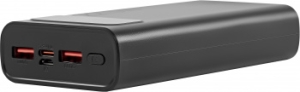   Digma DGPF20A 20000mAh QC3.0/PD3.0 22.5W 3A 2xUSB-A/USB-C  (DGPF20A22PBK
