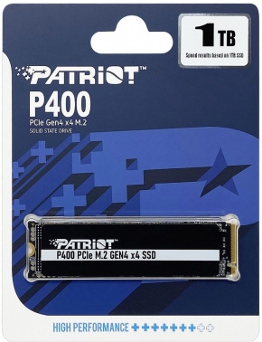  SSD Patriot P400 1TB, M.2 2280, P400P1TBM28H, PCIe 4x4, NVMe, 7000/4800, heatshield, RET
