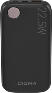   Digma DGPF10B 10000mAh QC3.0/PD3.0 22.5W 3A USB-A/USB-C  (DGPF10B22PBK)