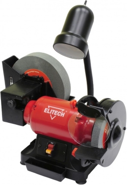 Точило ELITECH СТ300MC 300Вт 2850об/мин круг 150x20x32,200x40x20мм с охлажд., подсветка