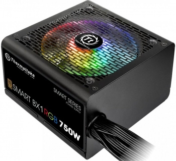   Thermaltake Smart BX1 RGB (PS-SPR-0750NHSABE-1), 750W, APFC, 80+ Bronze, non-modular 